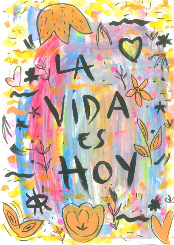 Lámina "La vida es hoy" - A4
